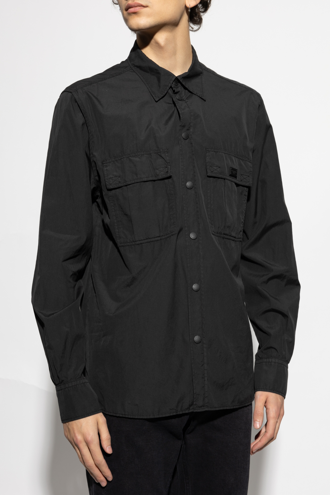 トップス 00s DOLCE&GABBANA irregular pocket shirt Black Shirt with pockets Dolce & Gabbana - Vitkac Canada